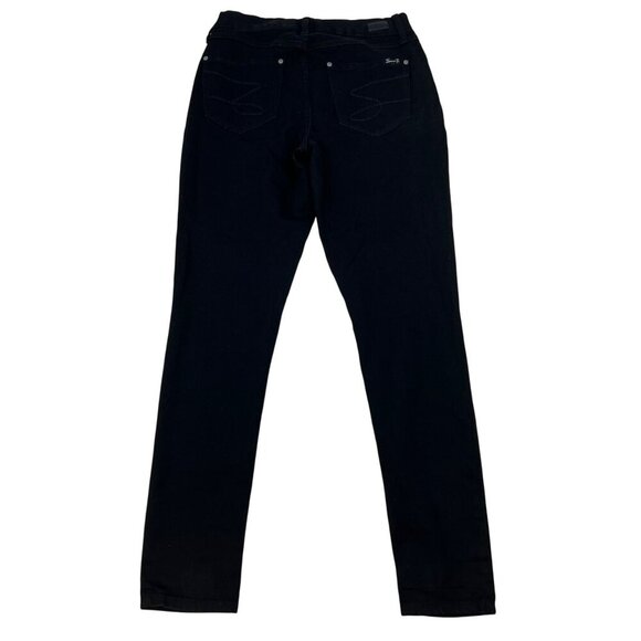 Seven7 Women’s Tummyless Skinny Jeans Black Size 6 - Picture 6 of 9